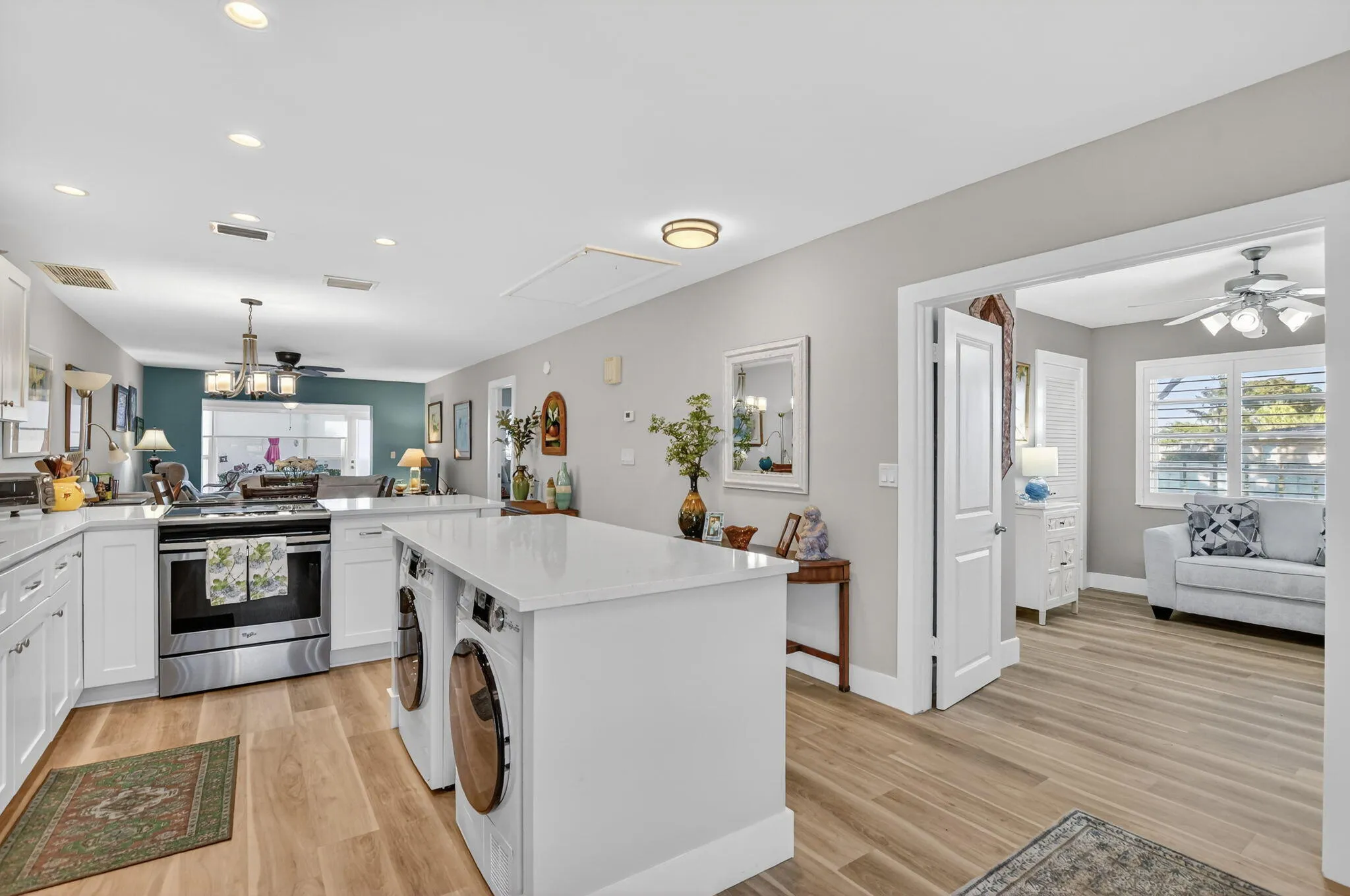 Open Kitchen and Guest Room