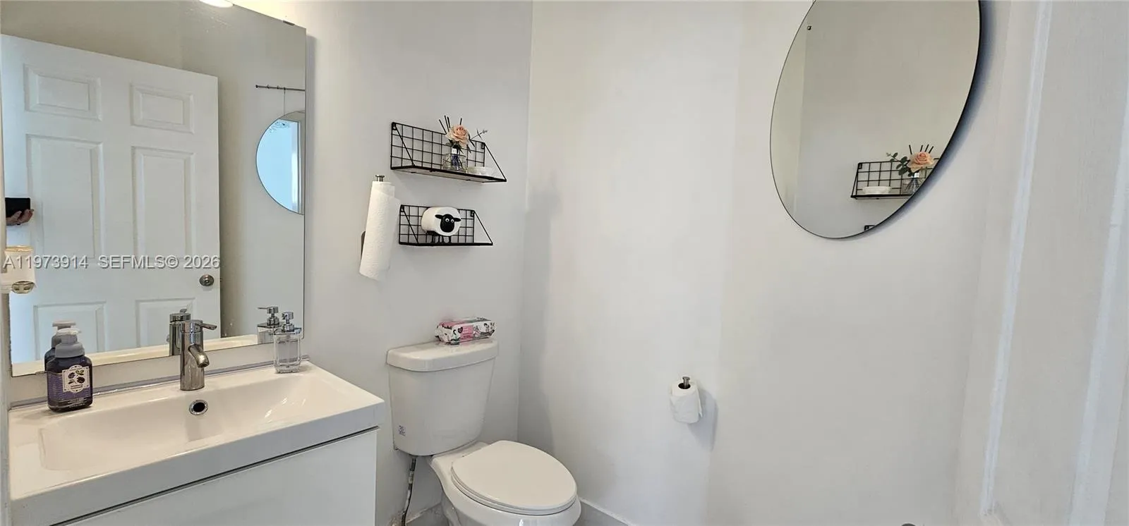 half bath first floor