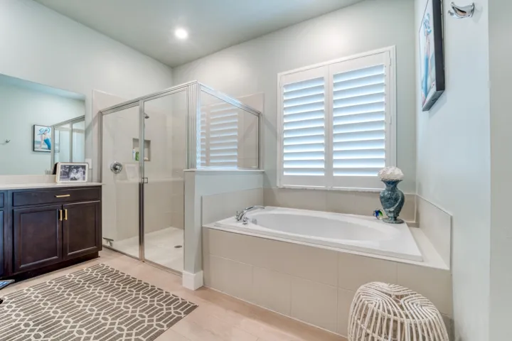 Primary Bath Separate Tub & Shower