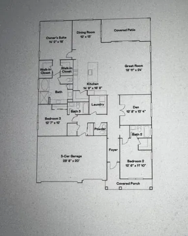 Veranda Preserve Venice Floor Plan with Dimensions