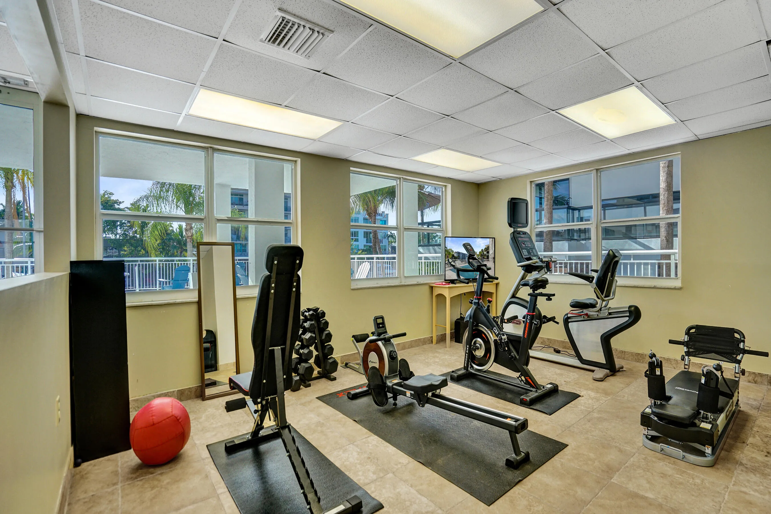 2nd Floor Recreation Room - gym area