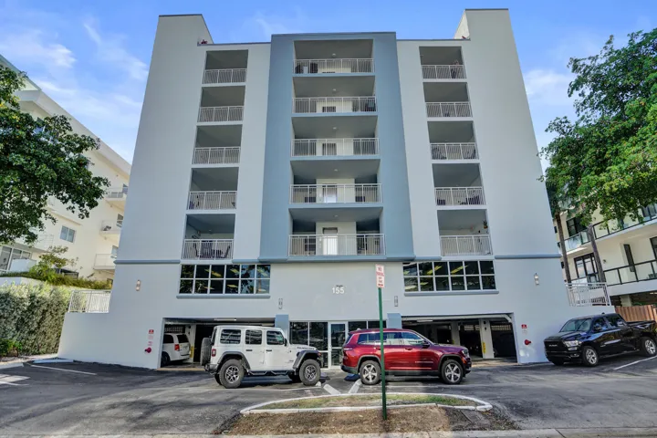 Front of building- 12 guest spaces