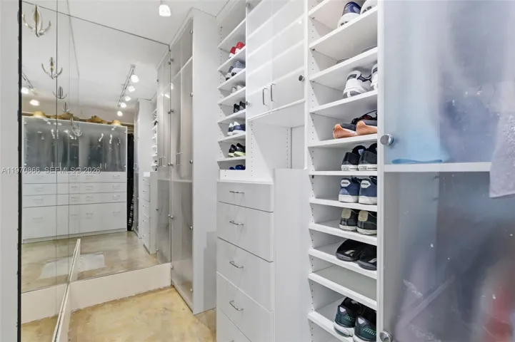 custom master walk-in closet