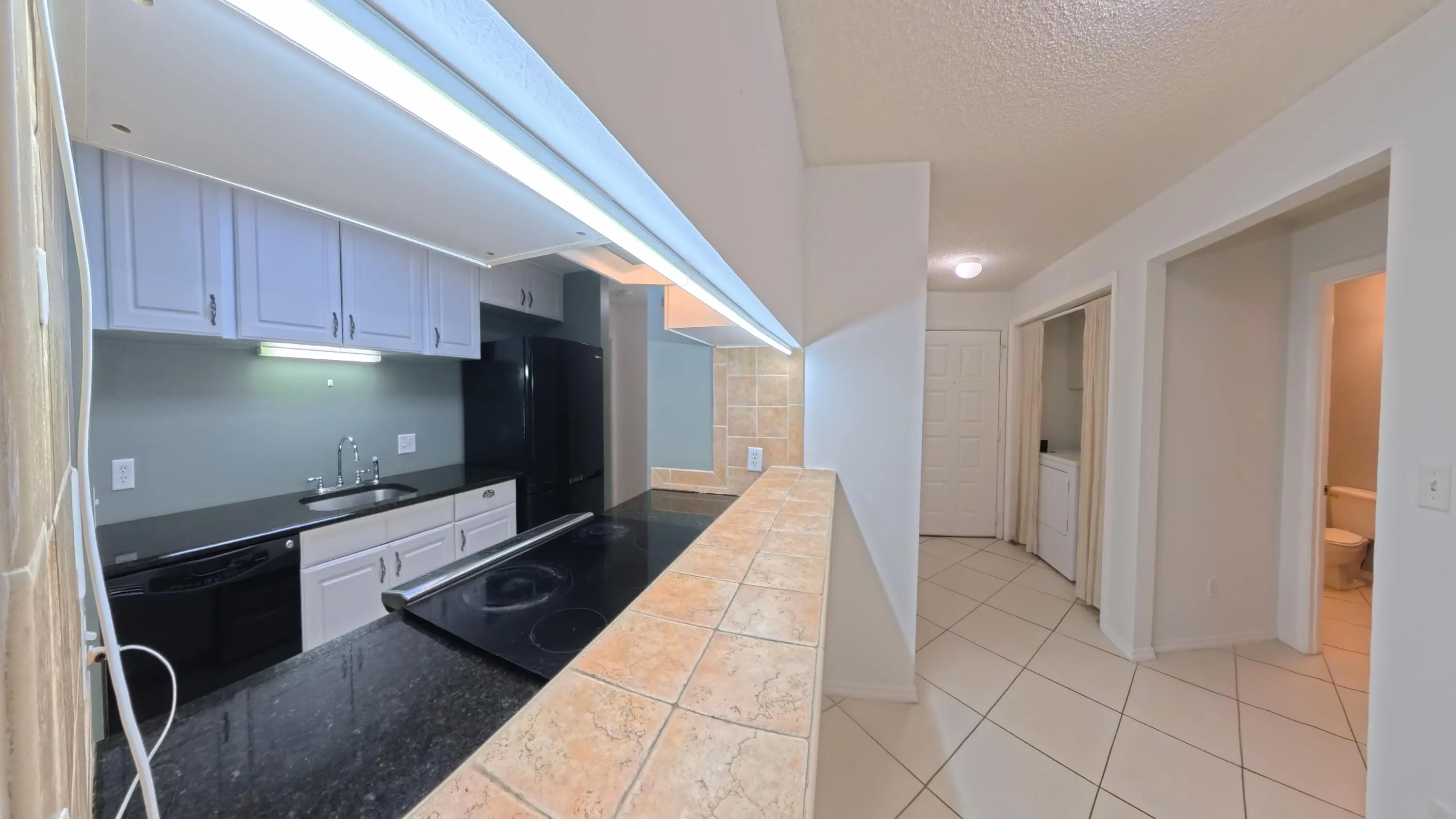 bar top and kitchen