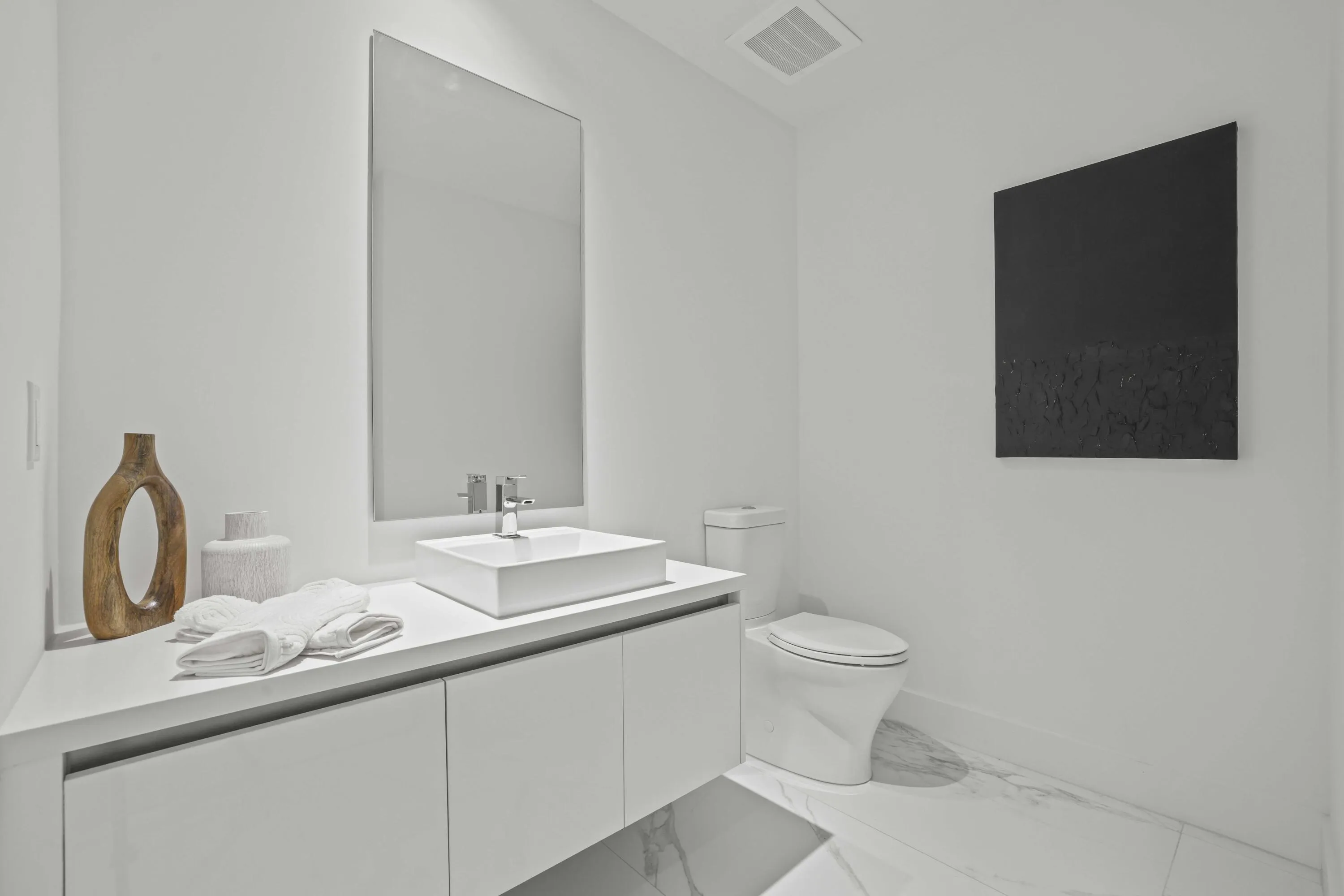Guest bathroom (front entry)