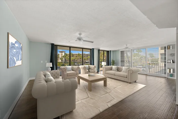Living Room Virtually Staged