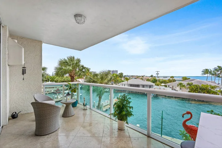 Waterfront Covered Balcony