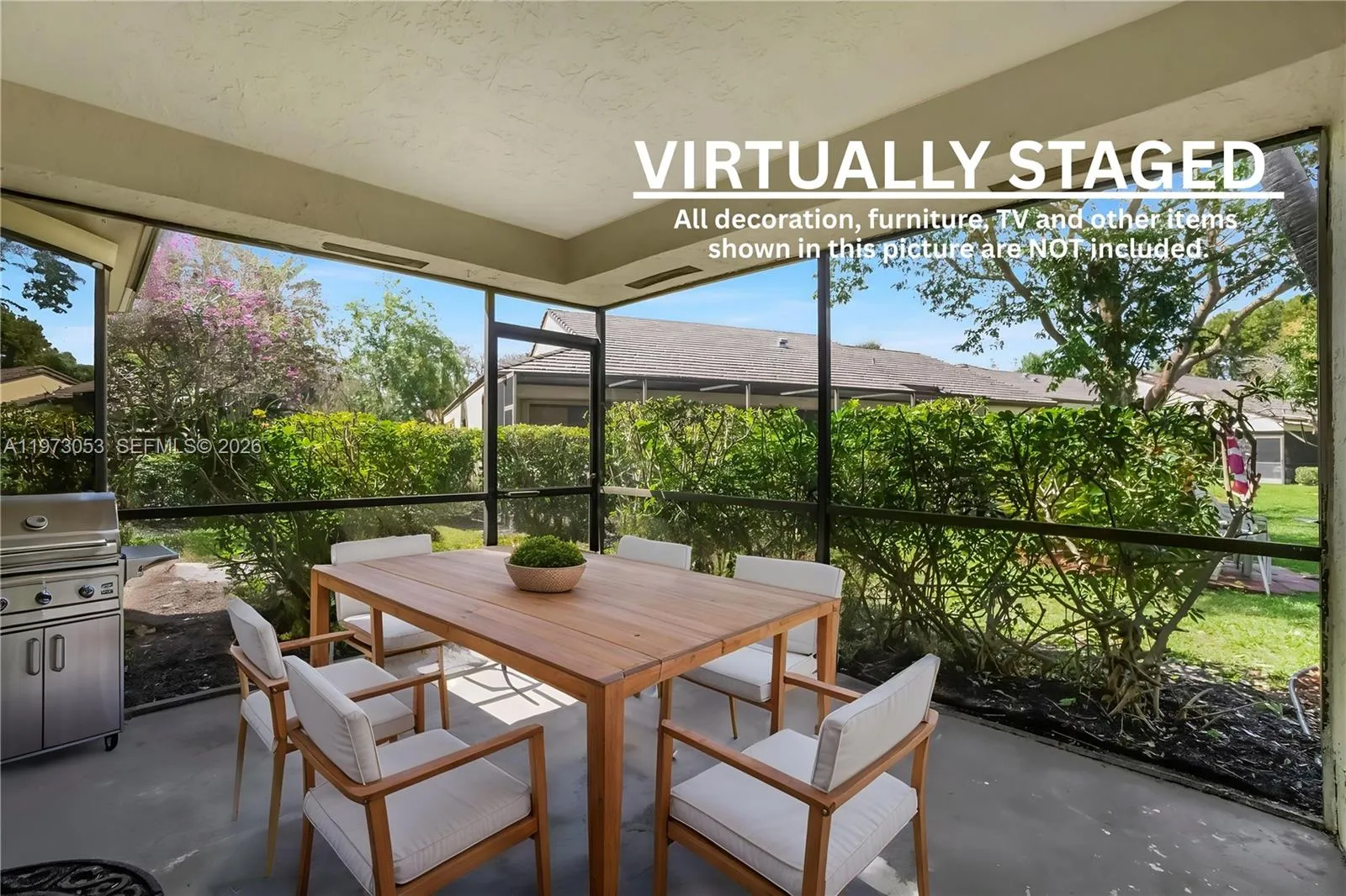 Design Idea - Patio - Virtually Staged.349 NW 94th Ter, Plantation FL 33324 - FOR SALE