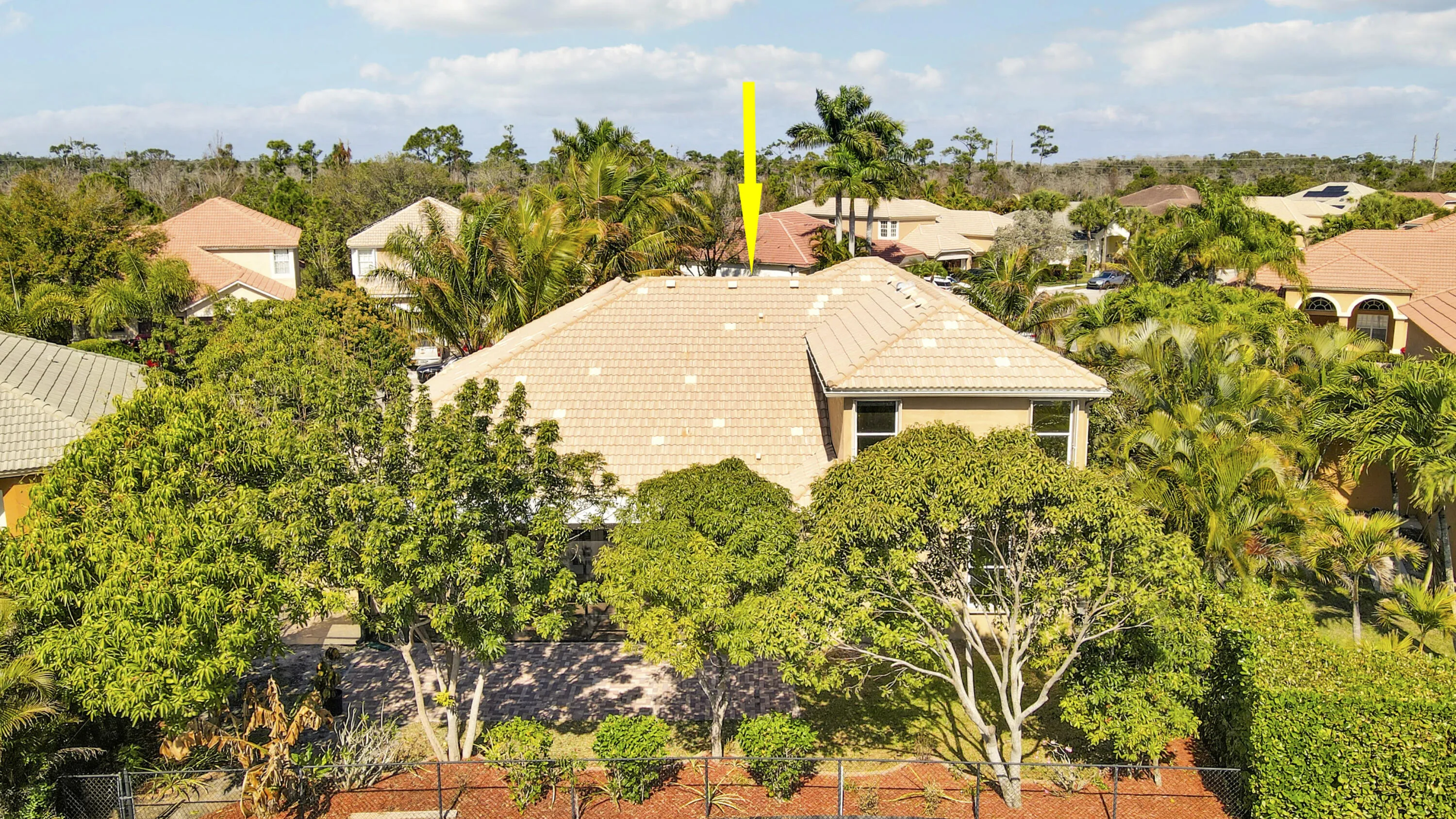 Rear aerial view