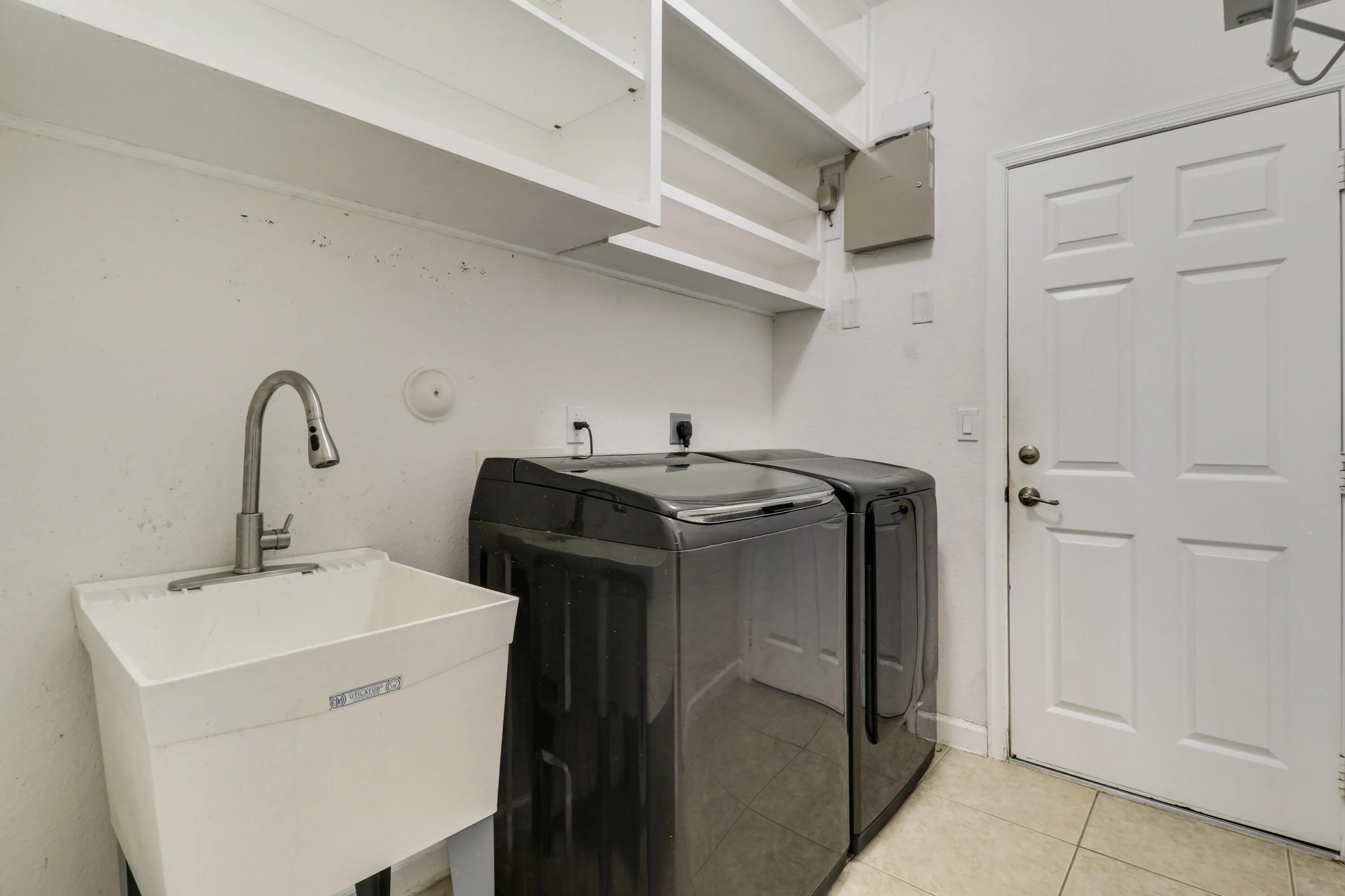 Downstairs laundry