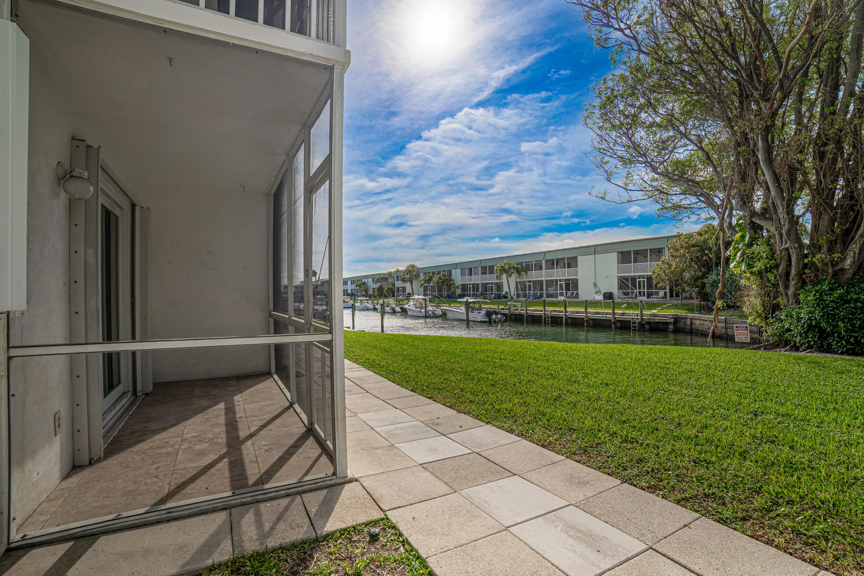 Back of Building w/Canal View