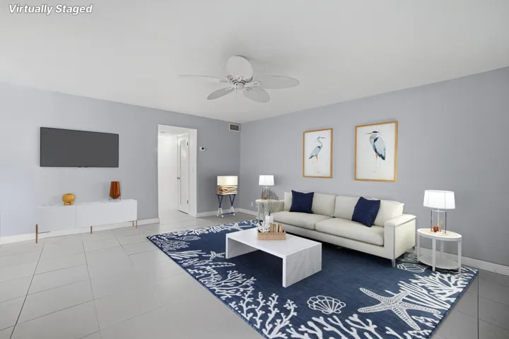 Virtually Staged Living Area