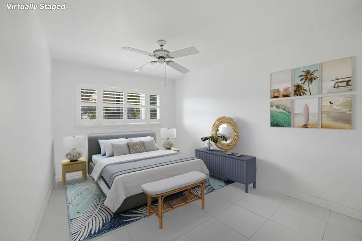 Virtually Staged 2nd Bedroom