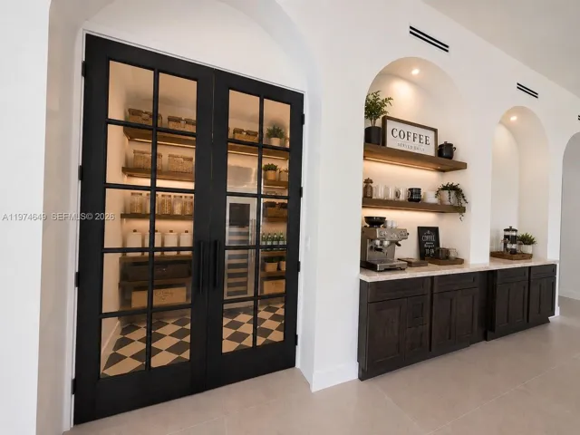 Coffee Bar, AI Staged