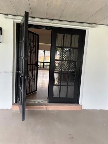 Exit to back door/rear entry to house