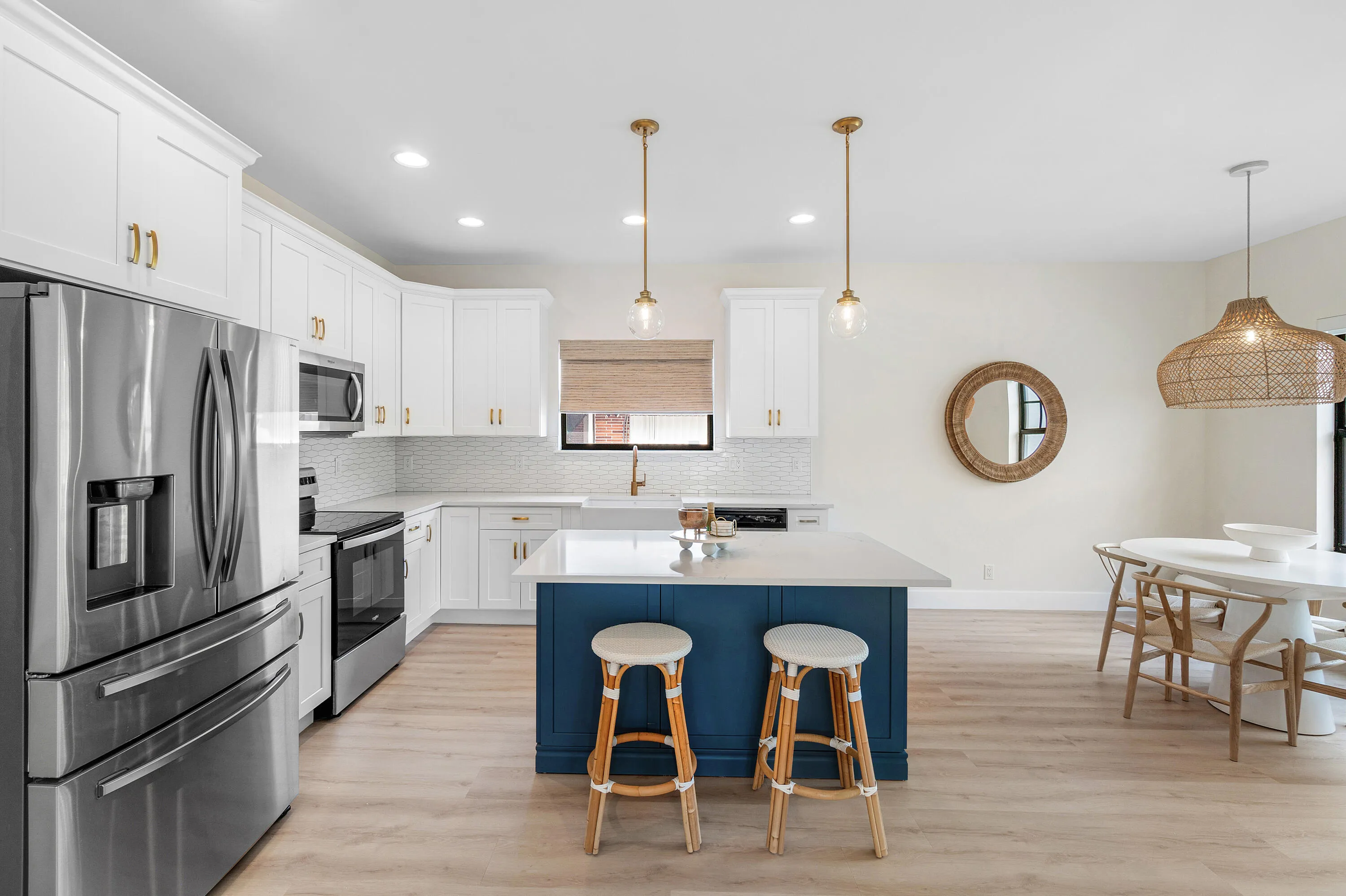 Kitchen Opens to Pool Area