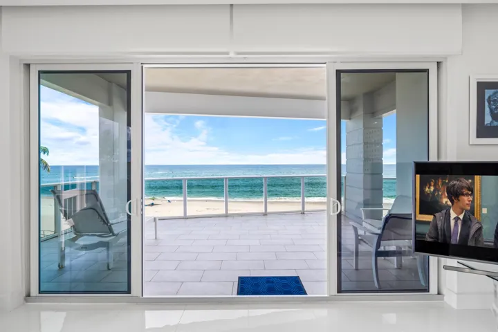 DOORWAY TO OCEANFRONT BALCONY