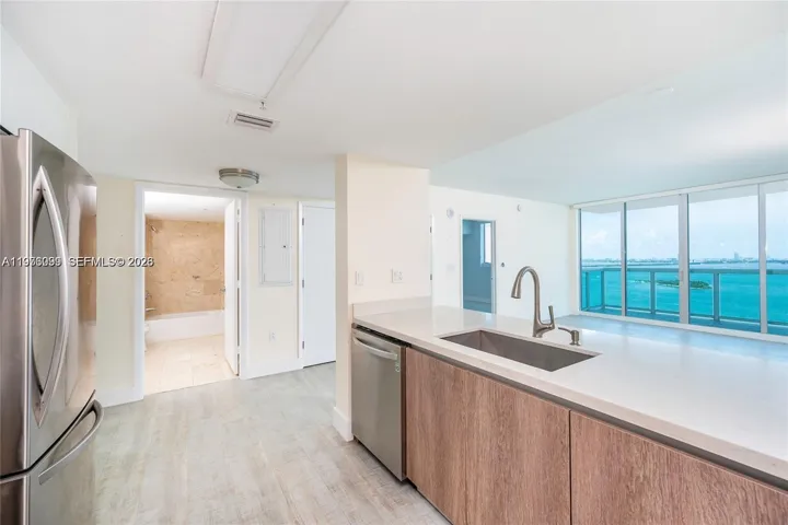 Completely remodeled kitchen Quartz countertop