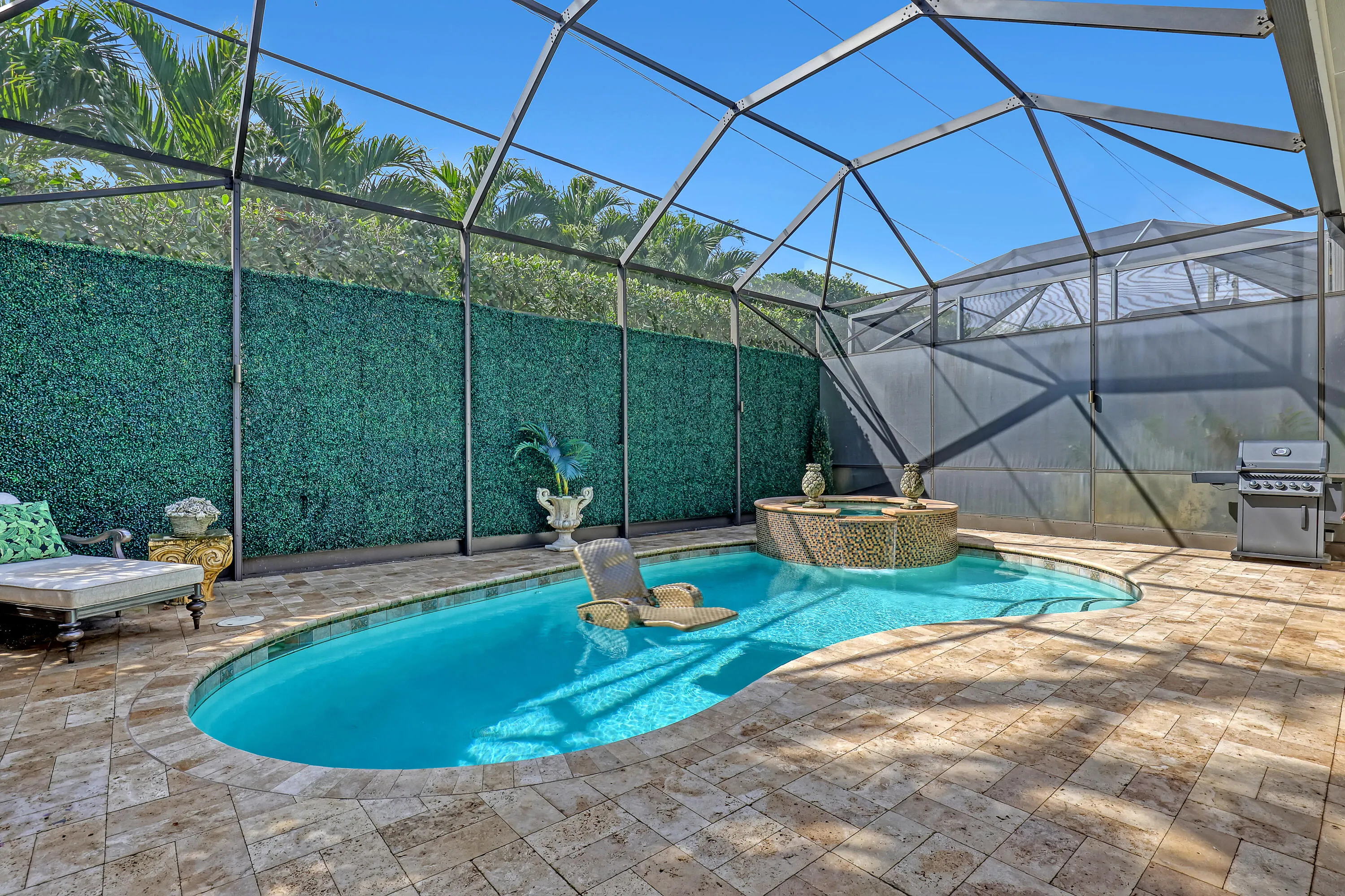 Pool looking West