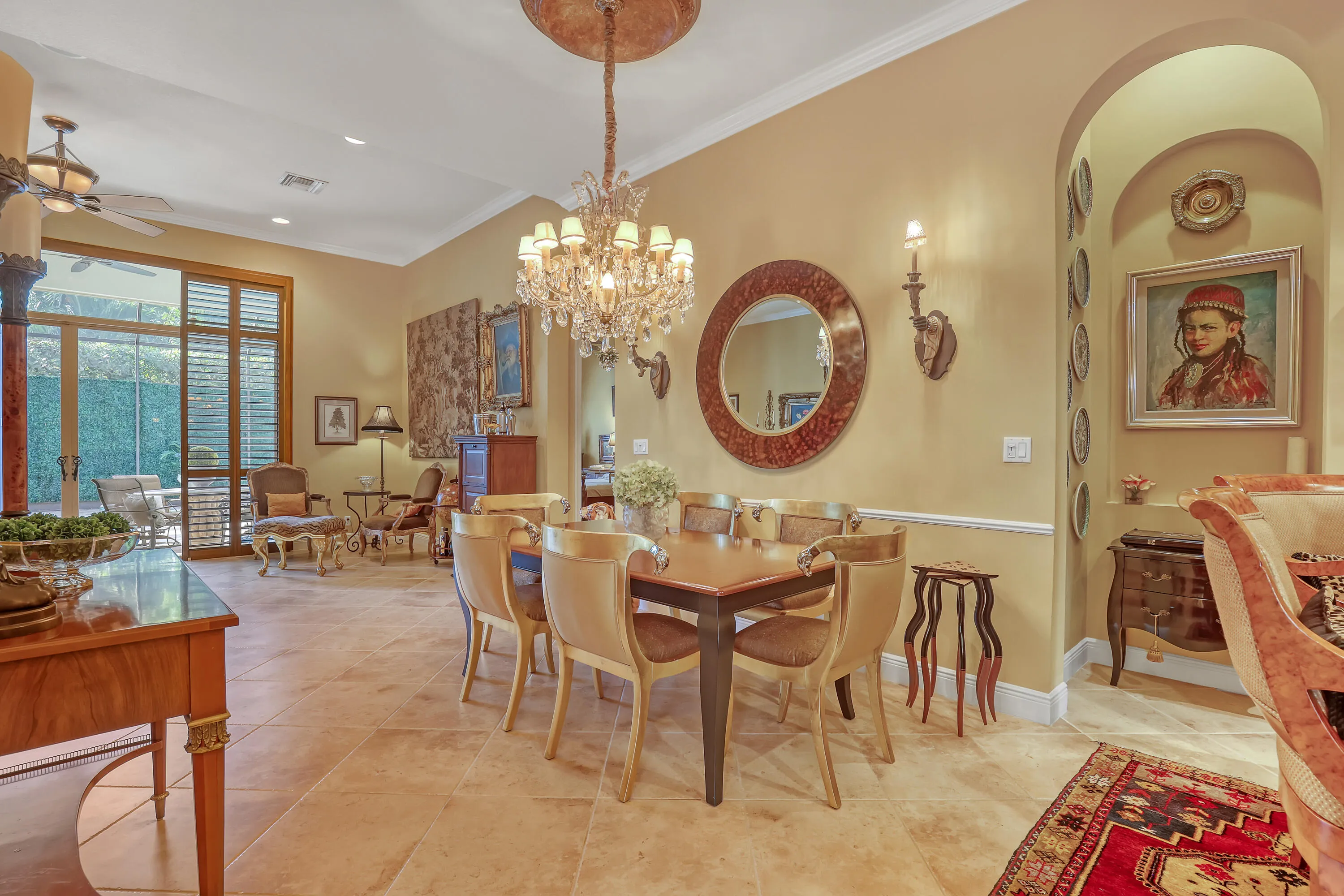 Dining table for 8 could easily seat more
