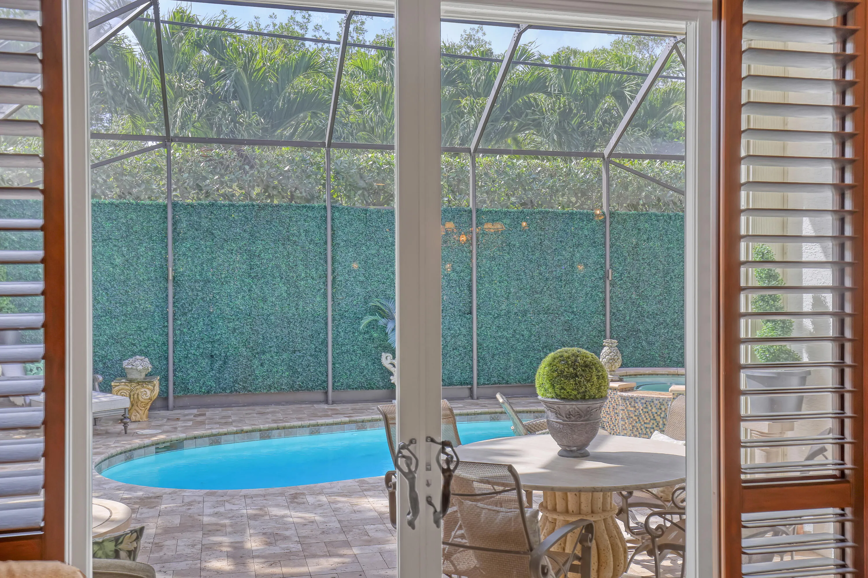 Open your sliders to absorb the Fresh Florida air