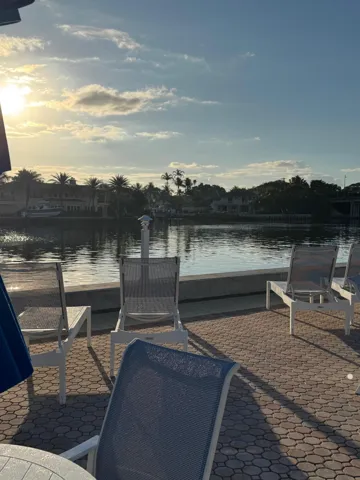 Pool deck on the ICW