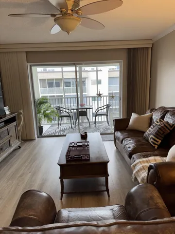 Living room looking out