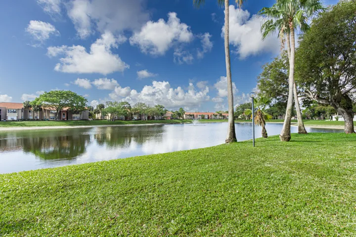 Lake from the back of the unit