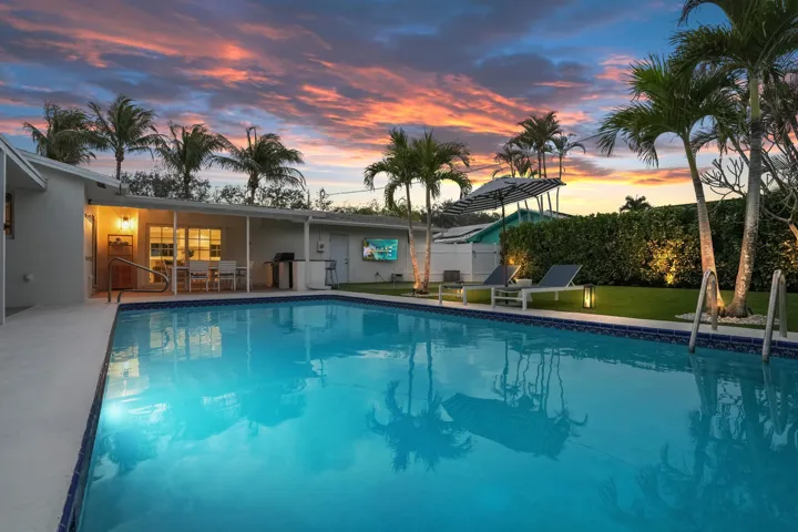 Twilight from Casita / Guest House Entrance