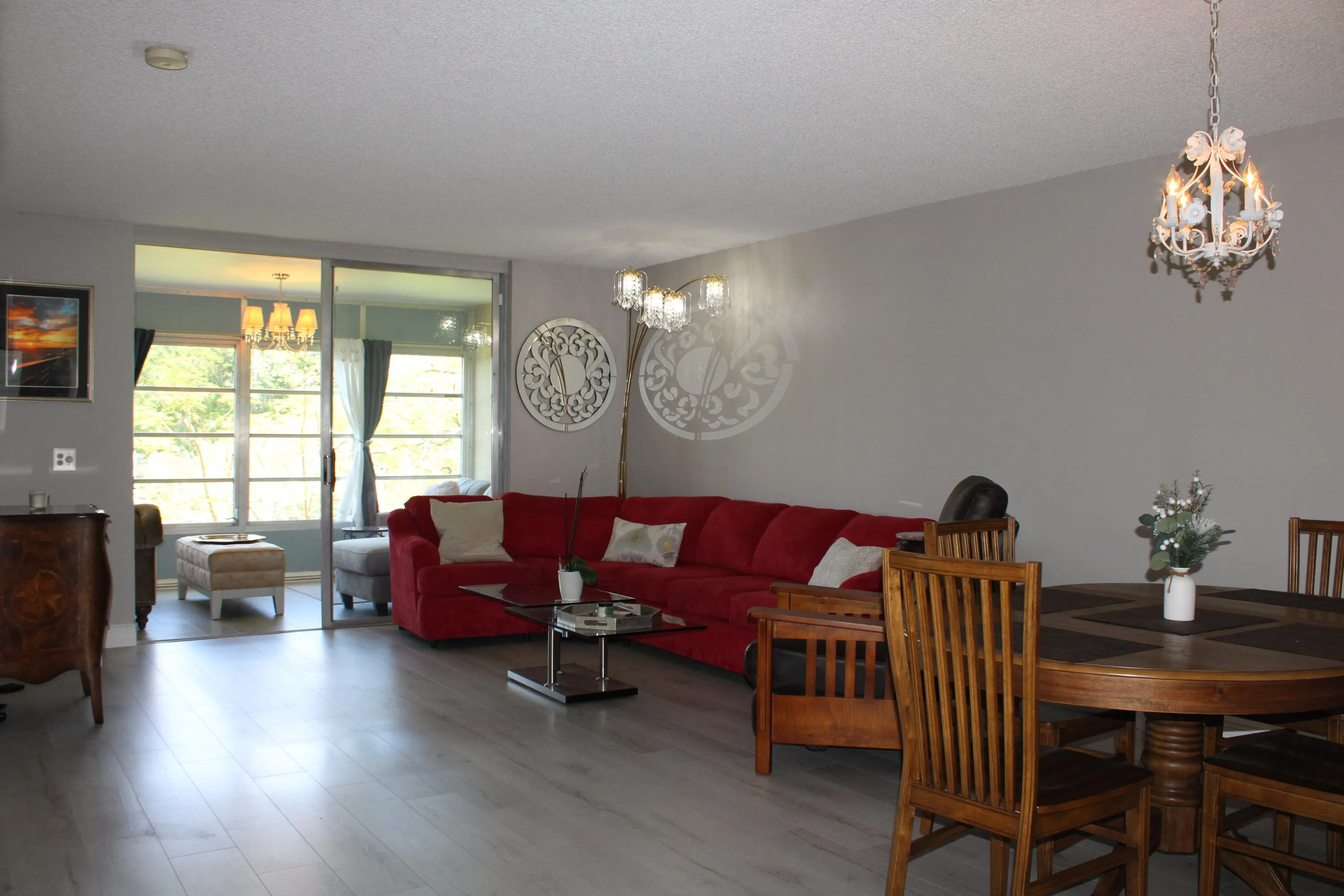 bonaire living room to terrace