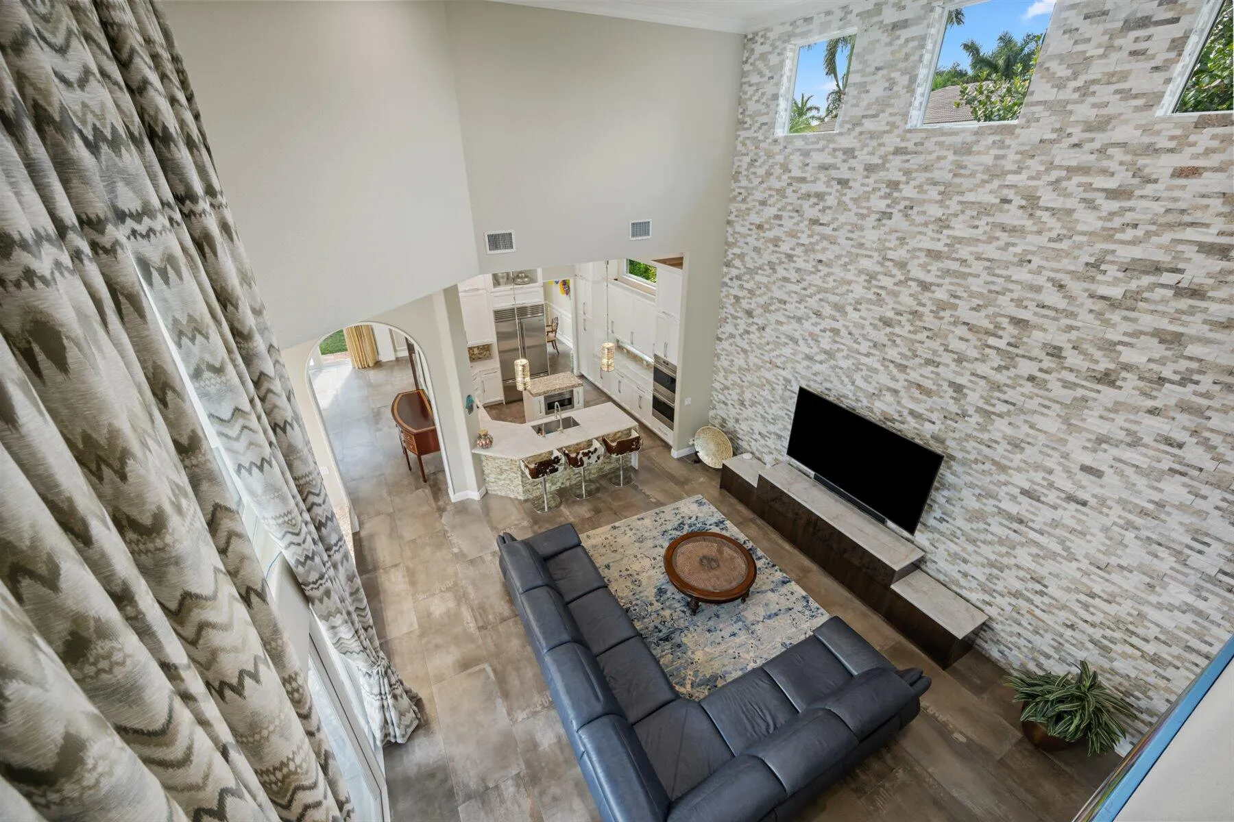Loft overlooks the great room.