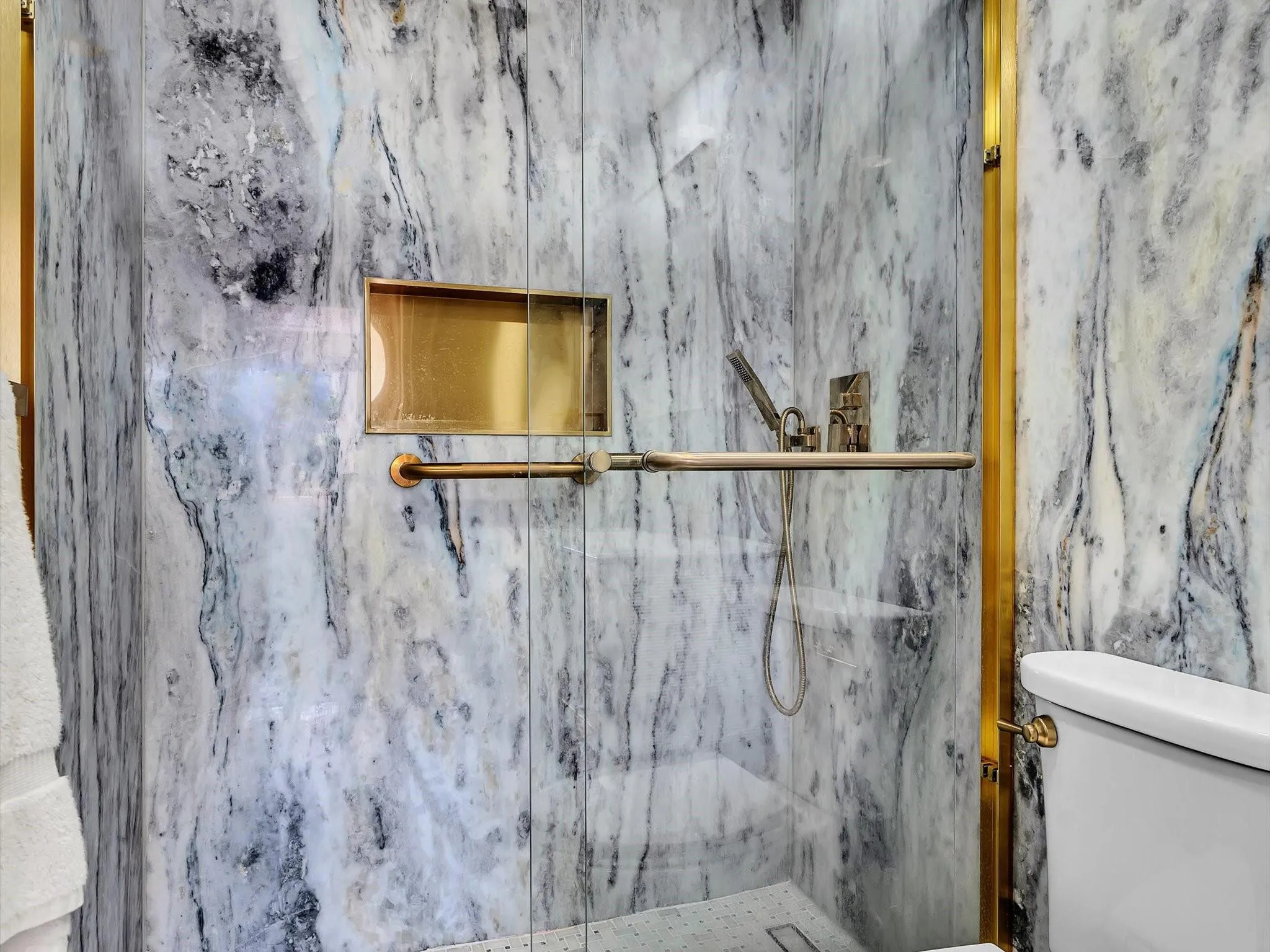 Marble shower