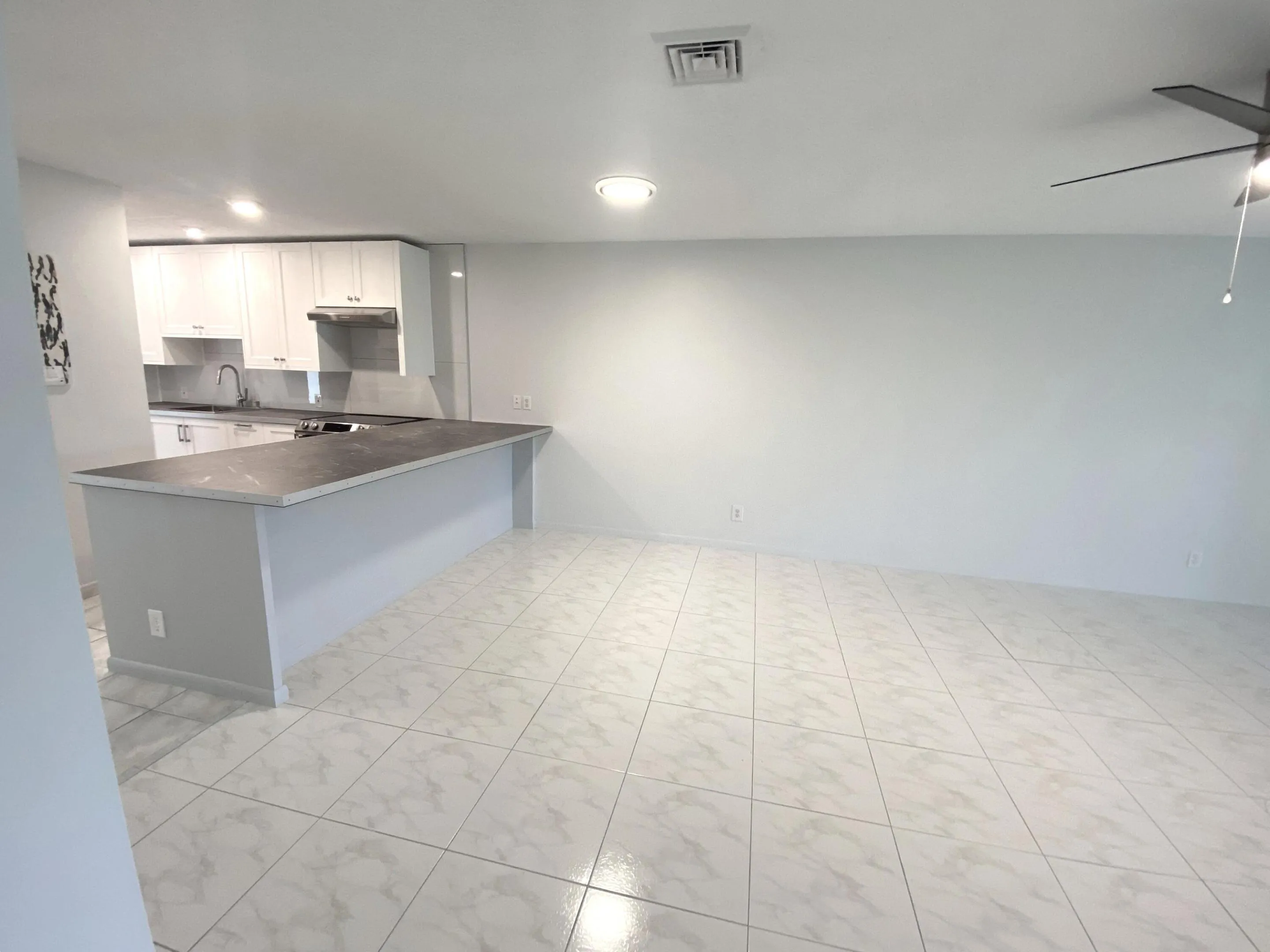 Dining area to kitchen