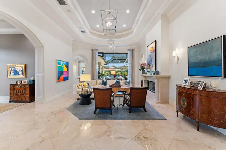 Foyer to Living Room