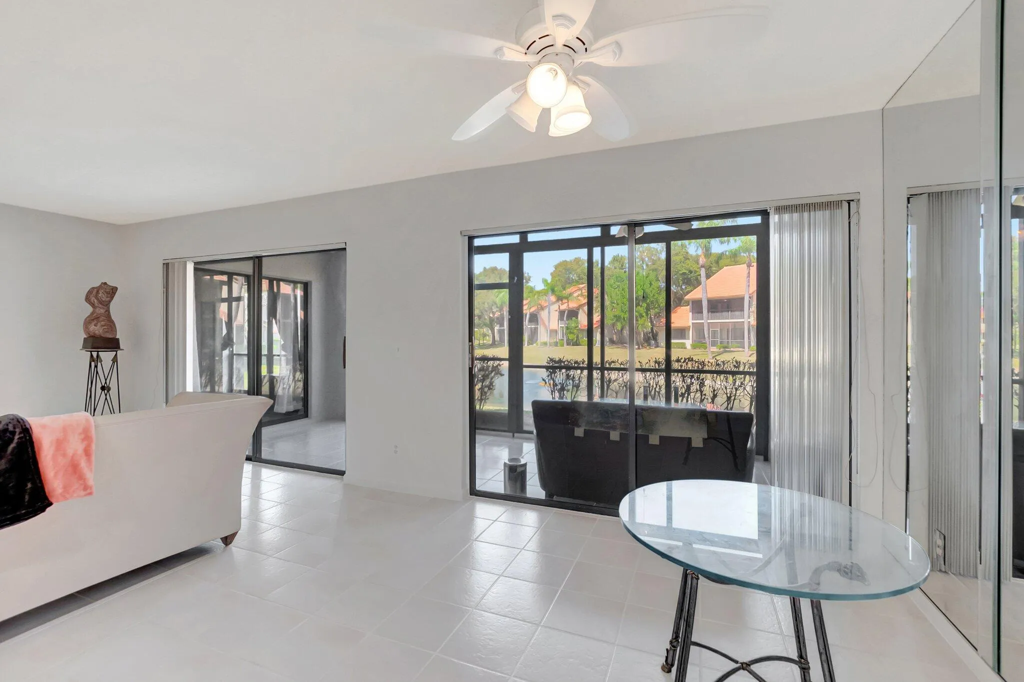 DINING AREA WITH LAKE VIEWS