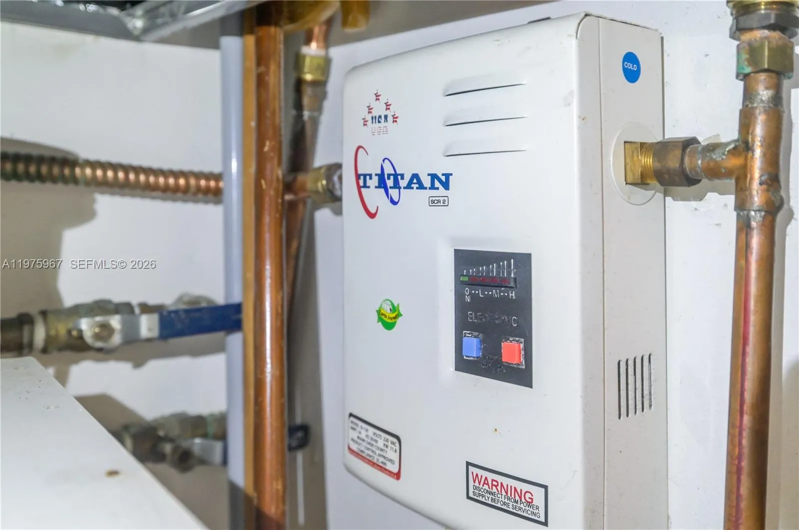 Tankless water heater