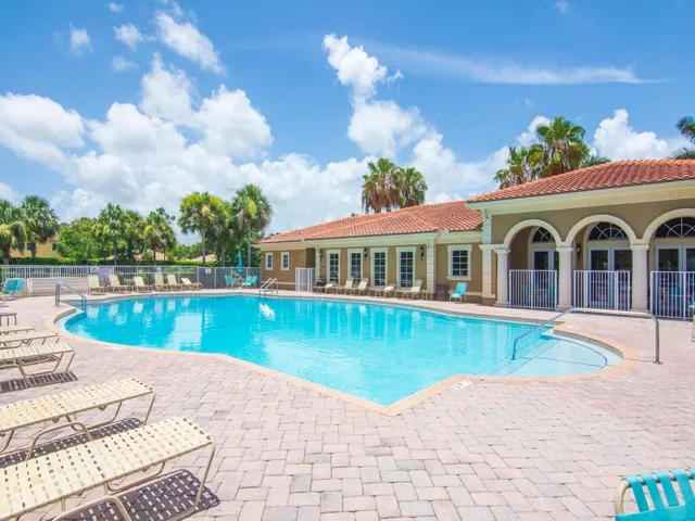 Pool to clubhouse