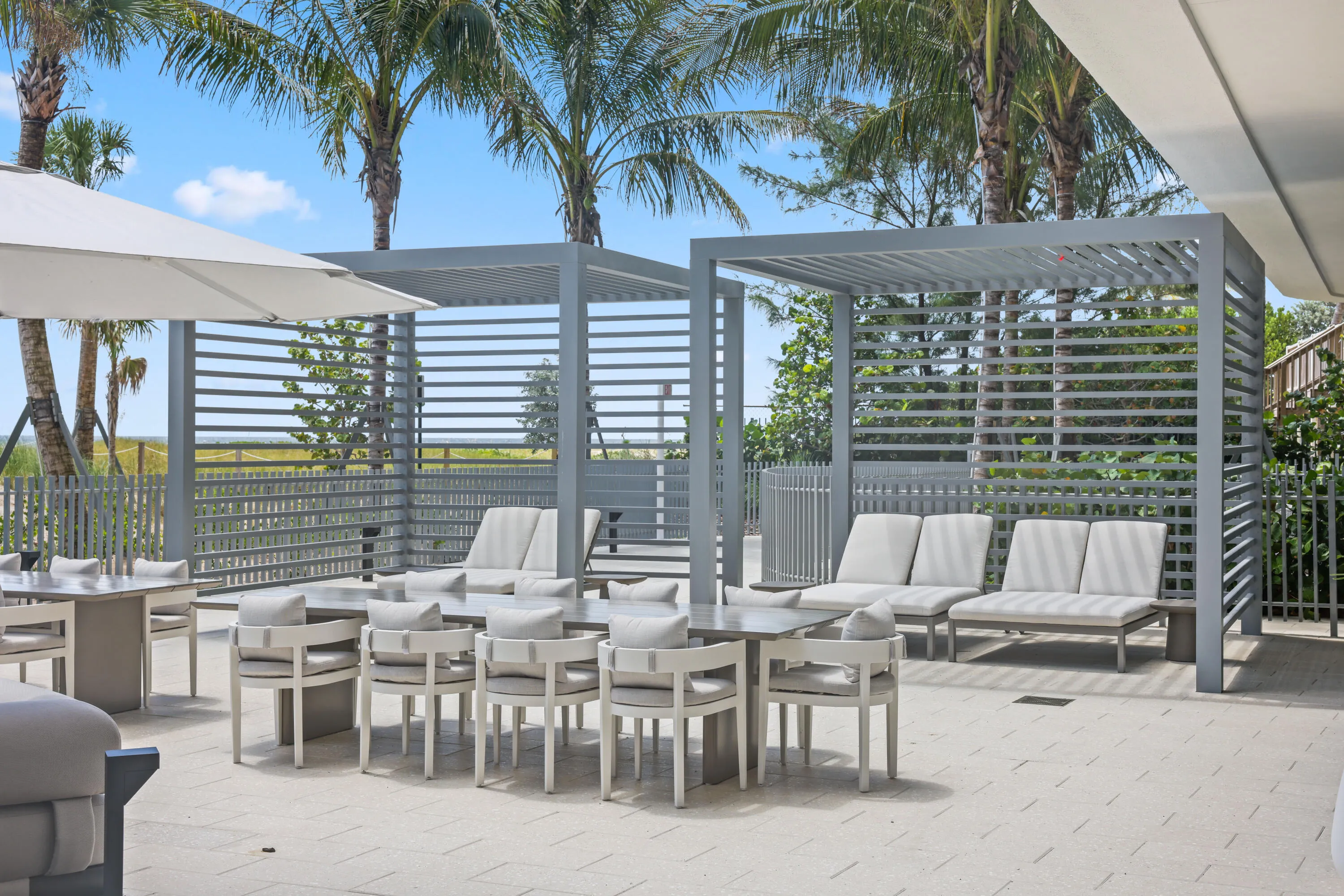 Outdoor Lounge Area On East Side