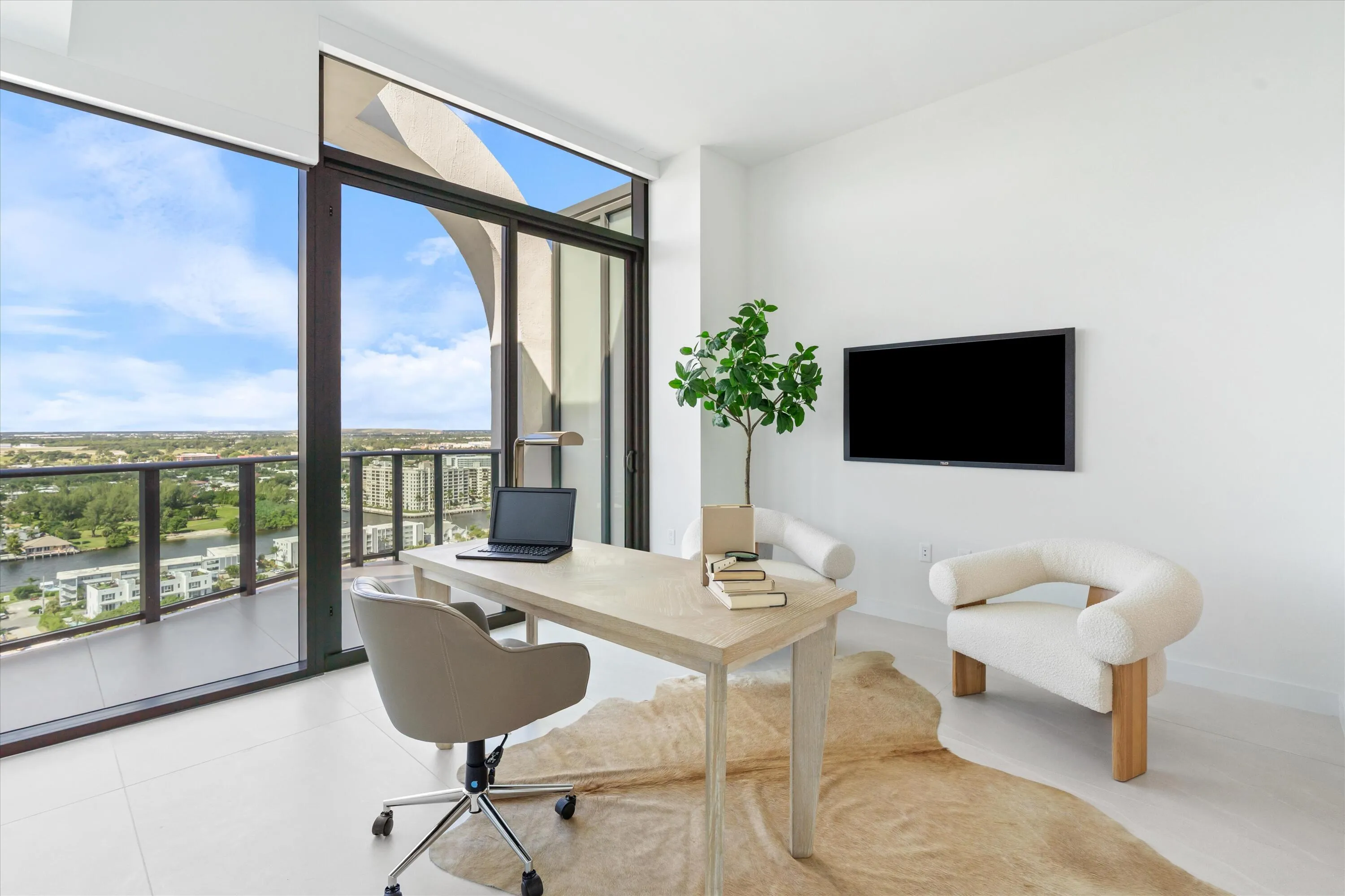 Guest Room Set Up As An Office