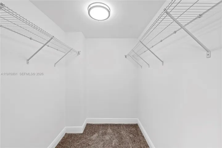 Primary walk-in closet
