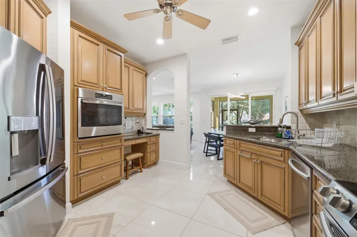Large Kitchen with SS Appliances