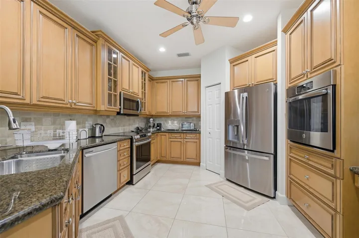 Large Kitchen with SS Appliances
