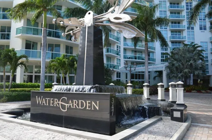 WaterGarden Entrance Driveway