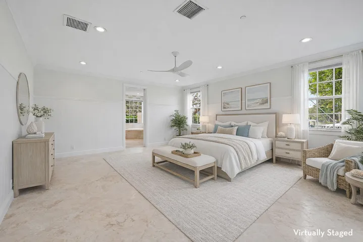 Primary Bedroom - Virtually Staged