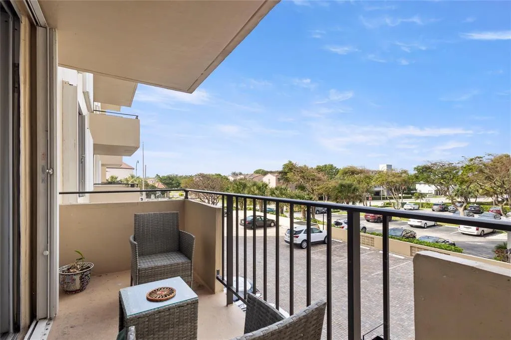 Balcony garden view