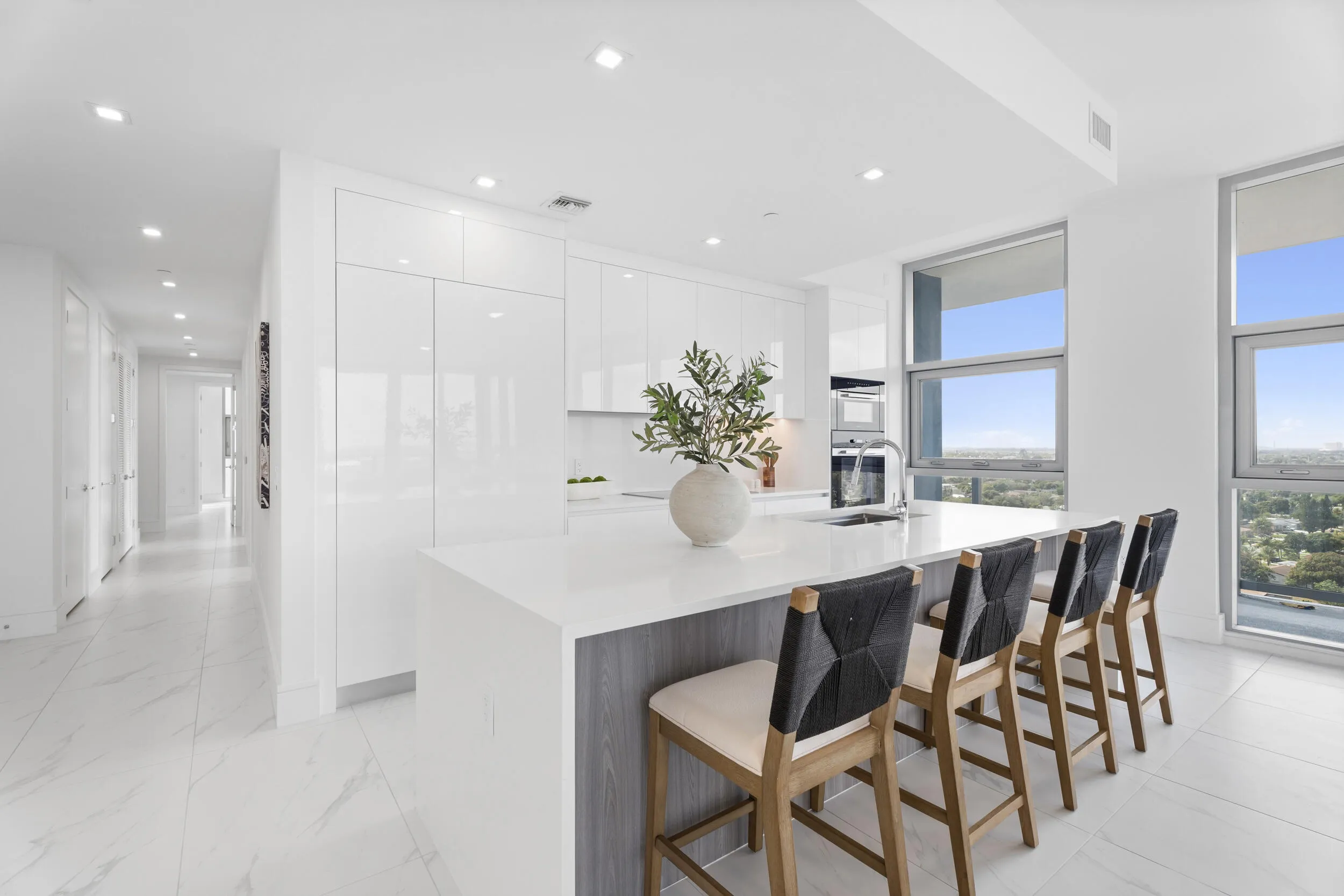 Large kitchen island