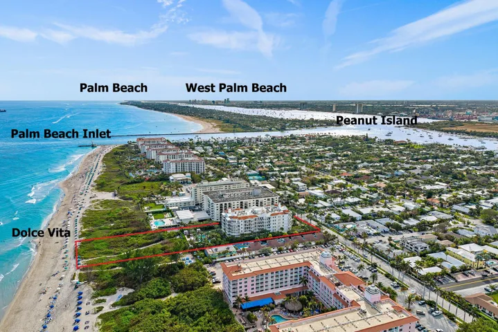 Dolce Vita Palm Beach Shores Aerial With
