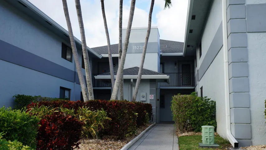 Front face of building