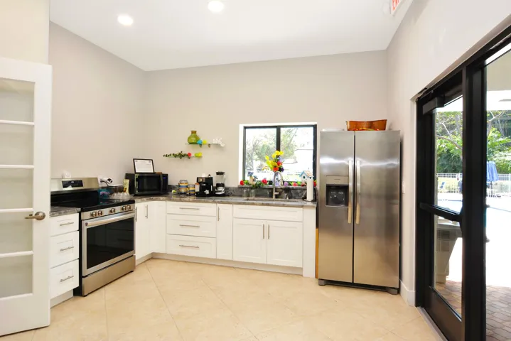 Kitchen in Clubhouse for events.