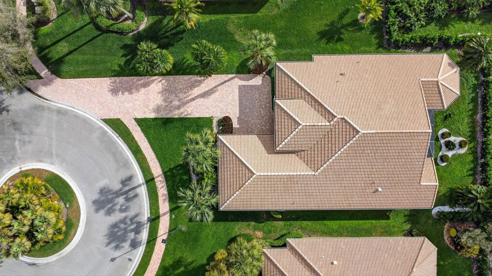 home overhead view